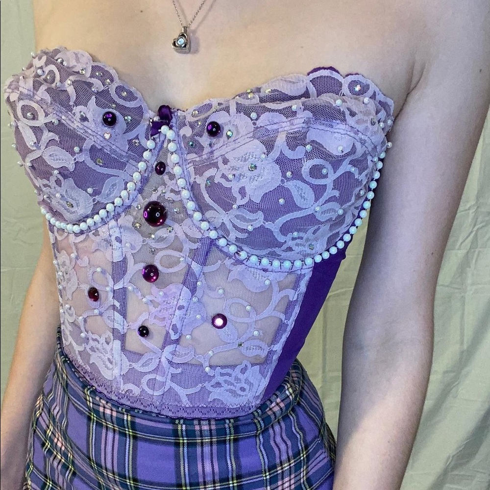 Vintage Victoria Secret purple corset